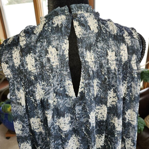 24249  NWT!! Anthropologie Joie Sleeveless Mini Dress Baltic Print Size XXL - Picture 7 of 14